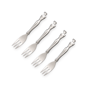 Cake Fork Set Of 4 - Woman