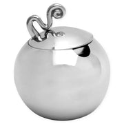 Sugar Bowl Round With Lid - Wave