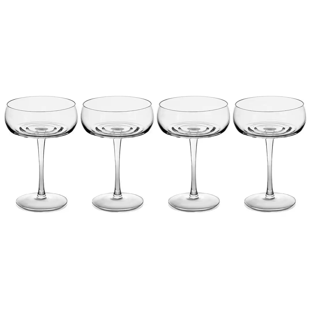 Champagne Coupe Set Of 4 - Ripple