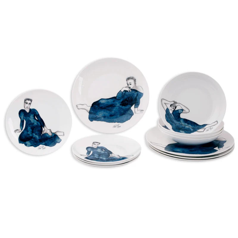 Dinnerware 12Pc Set - Indigo Girls