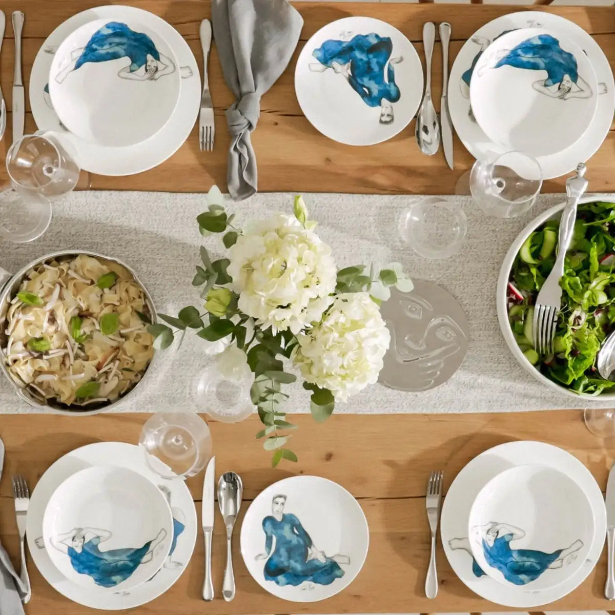 Dinnerware 12Pc Set - Indigo Girls