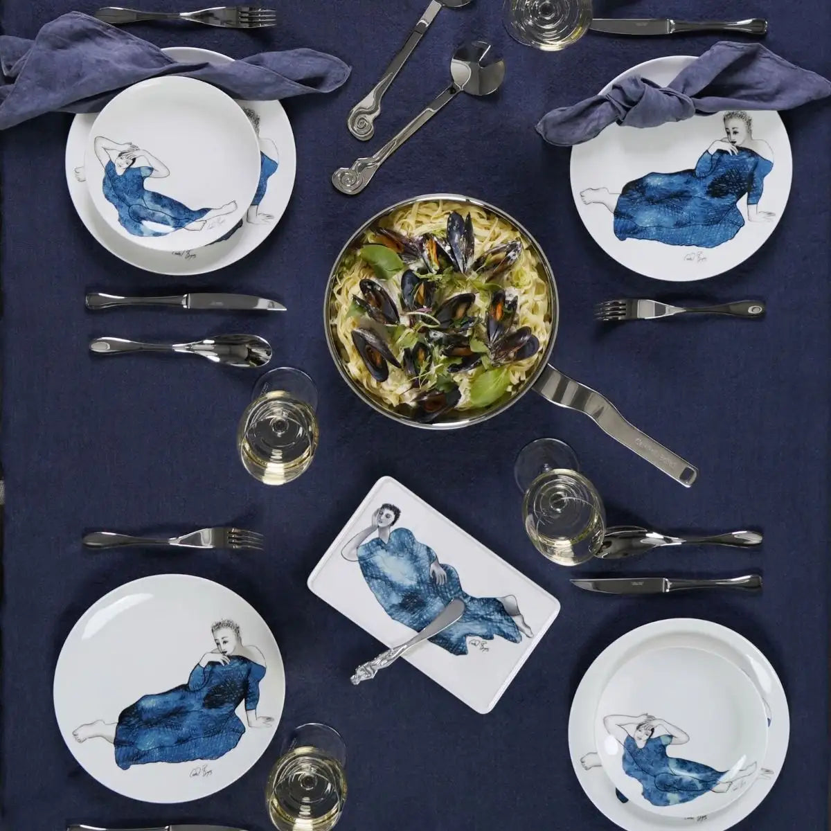 Platter Rectangle Set Of 2 - Indigo Girls