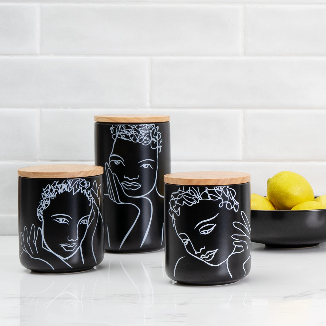 Canister Large Set Of 3 - Knowing