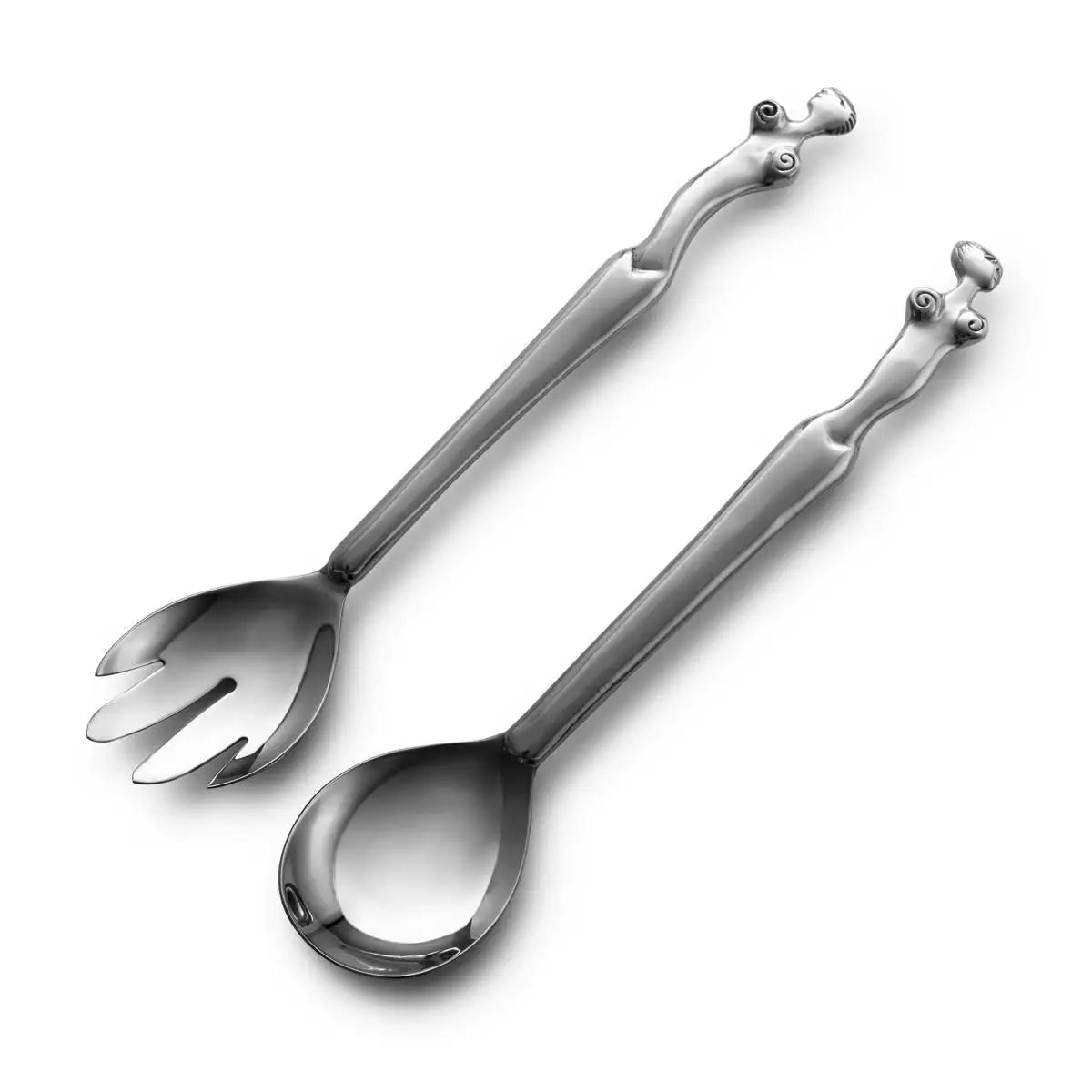 SALAD SERVERS - woman coil