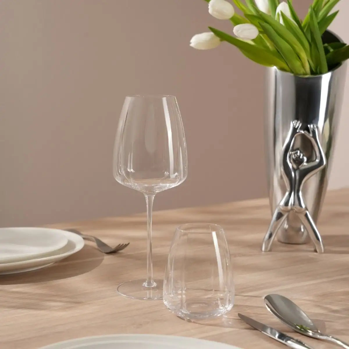Red Wine Glass Set Of 4 - Tulip