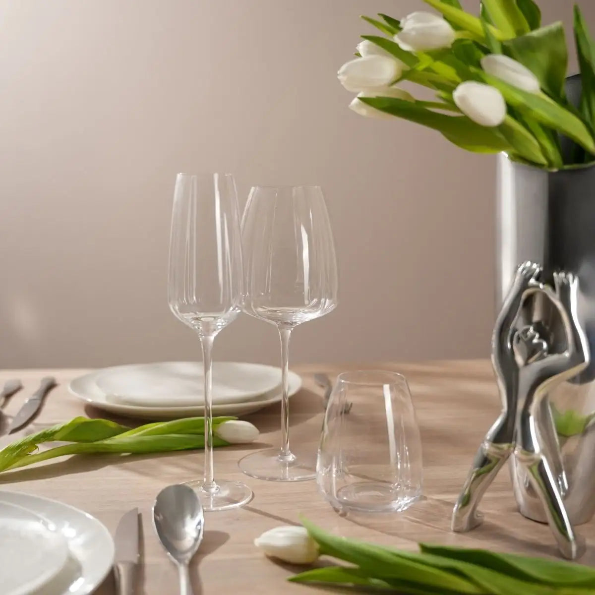 White Wine Glass Set Of 4 - Tulip