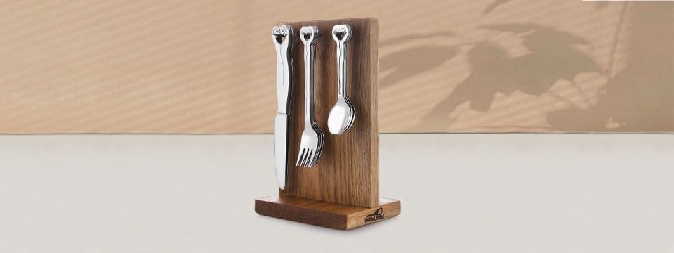 Artistic Hanging Wave cutlery set