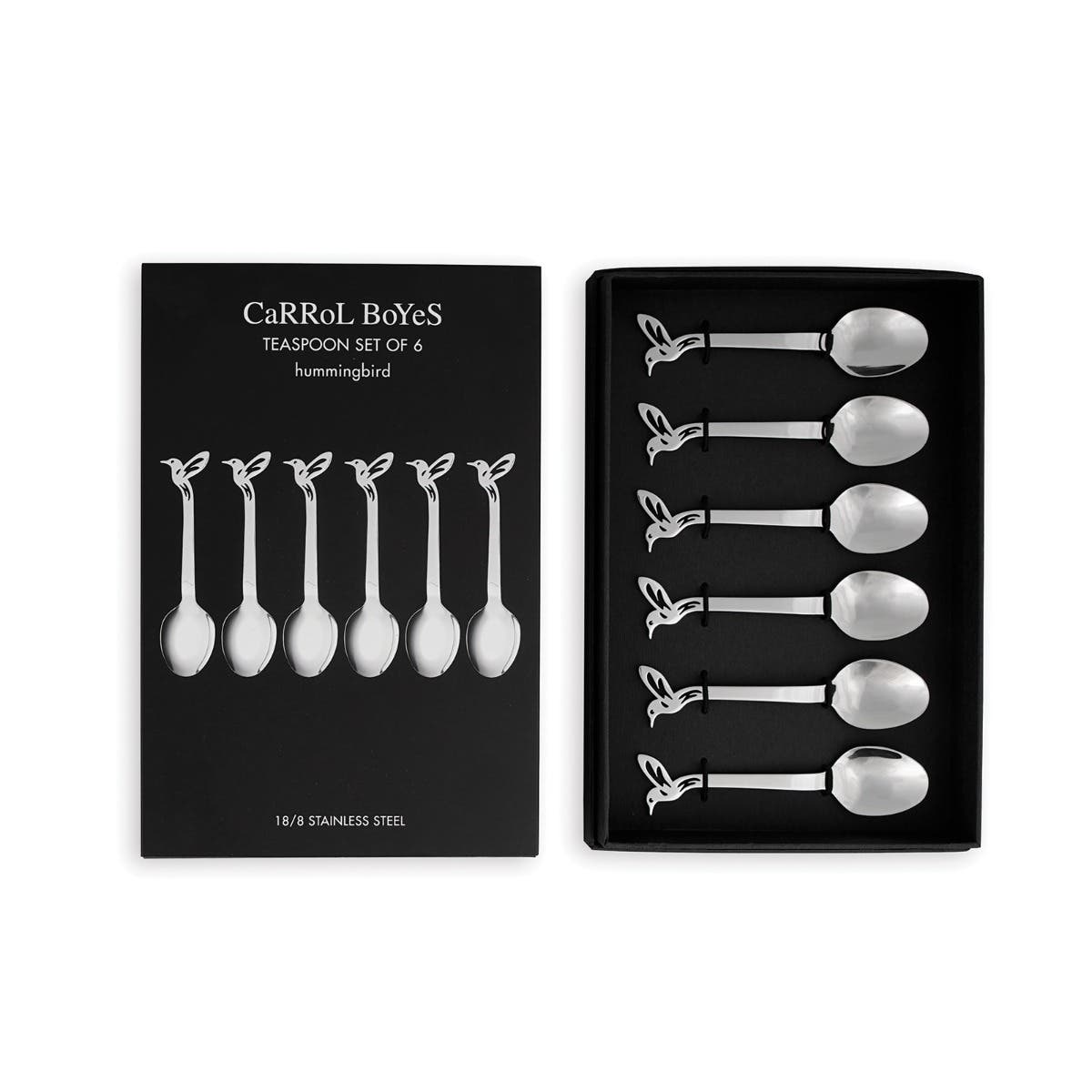 TEASPOON SET OF 6 - hummingbird | Carrol Boyes ZA