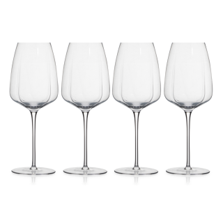 RED WINE GLASS SET OF 4 - tulip