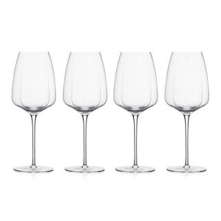 WHITE WINE GLASS SET OF 4 - tulip