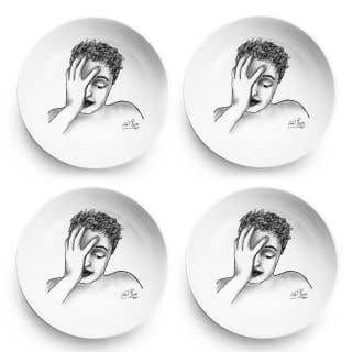 CEREAL / SOUP BOWL SET OF 4 - hidden thoughts