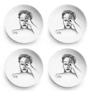 CEREAL / SOUP BOWL SET OF 4 - in focus