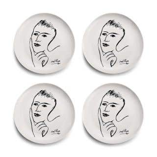 SIDE PLATE SET OF 4 - distant memory