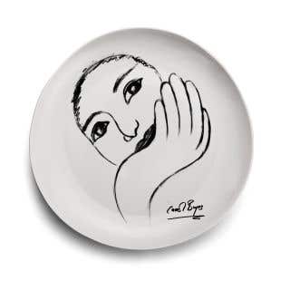 DINNER PLATE  -  face facts