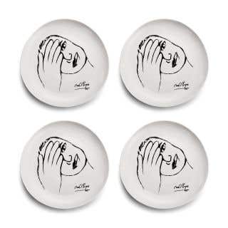 DINNER PLATE SET OF 4 - just a minute!