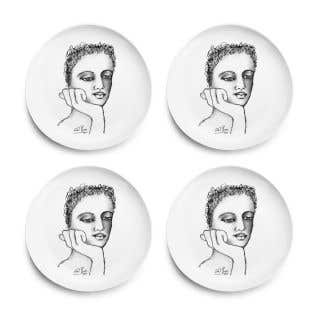 DINNER PLATE SET OF 4 - just a thought