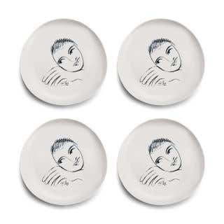 DINNER PLATE SET OF 4 - let's face it!