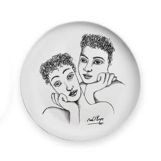 DINNER PLATE - two of a kind