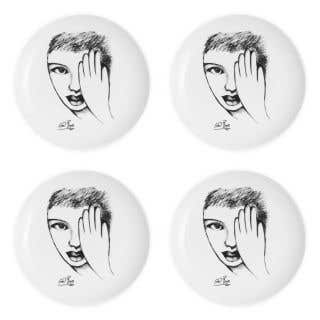 SIDE PLATE SET OF 4 - eye for detail