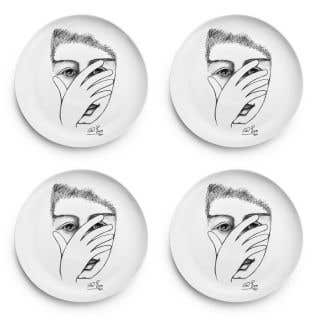 SIDE PLATE SET OF 4 - hidden charms