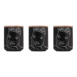 CANISTER SMALL SET OF 3 - knowing