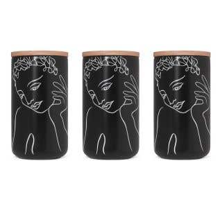 CANISTER LARGE SET OF 3 - reminisce