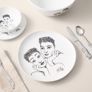 DINNER PLATE - two of a kind