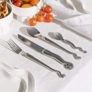 CUTLERY 4pc SET - wave