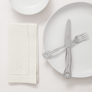 NAPKIN SET OF 4 - signature taupe
