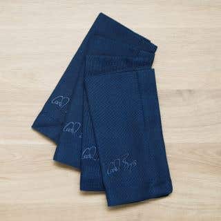 PLACEMAT SET OF 4 - signature indigo