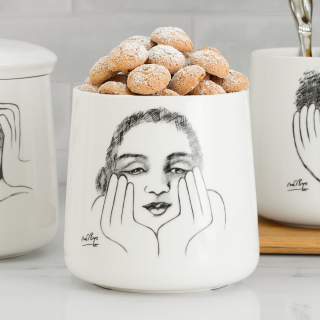 CANISTER WITH LID LARGE - eye candy