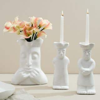 CANDLE HOLDERS - open minded