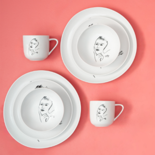 DINNERWARE 12pc SET - distant memory