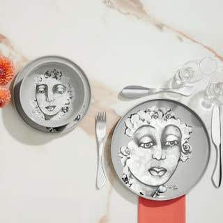 CEREAL / SOUP BOWL SET OF 4 - succulent faces