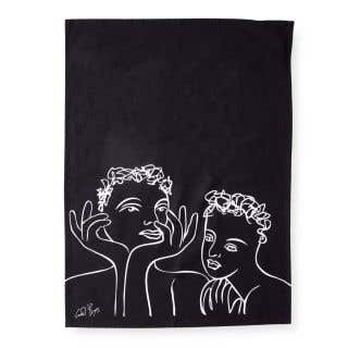 TEA TOWEL - conversation