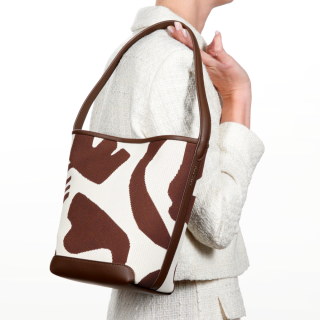 MEDIUM TOTE BAG - lacuna - brown