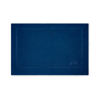 PLACEMAT SET OF 4 - signature indigo