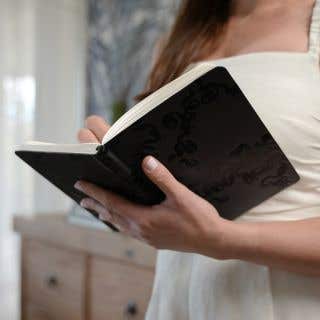 NOTEBOOK SET - quicksilver ebony