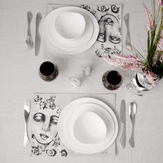 PLACEMAT SET OF 4 - succulent faces