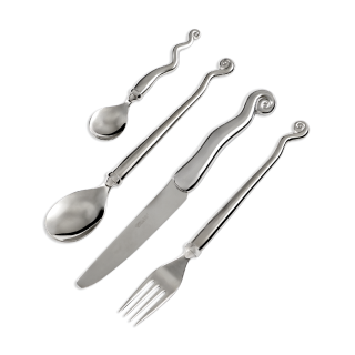 CUTLERY 4pc SET - wave