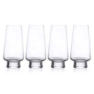 FOOTED HI BALL GLASS SET OF 4 - baobab