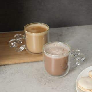 DOUBLE WALL MUG MEDIUM SET - quicksilver