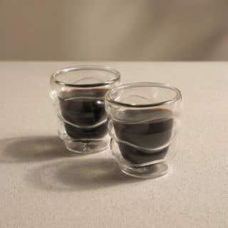 DOUBLE WALL ESPRESSO CUP SET - wound up