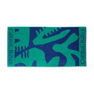 BEACH TOWEL - lacuna - green blue