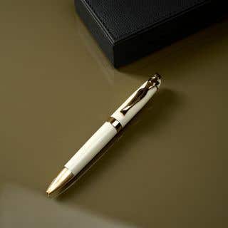 BALLPOINT PEN - woman - gold - cream