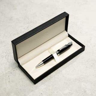 BALLPOINT PEN - woman - silver - black