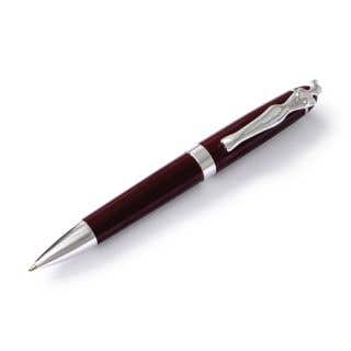 BALLPOINT PEN - woman - silver - burgundy