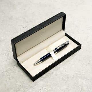 BALLPOINT PEN - woman - silver - navy