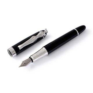 FOUNTAIN PEN - woman - silver - black