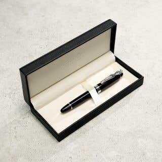 ROLLERBALL PEN - woman - silver - black